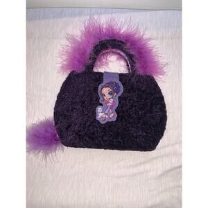 90s Vintage LISA FRANK Girl Doll Purple Feather Planner Diary W/Pen RARE *No Ink